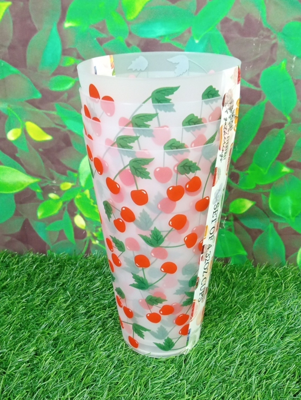 ⛱️🍒 Everyday Gatherings Cherry Print Tall Tumbler Set